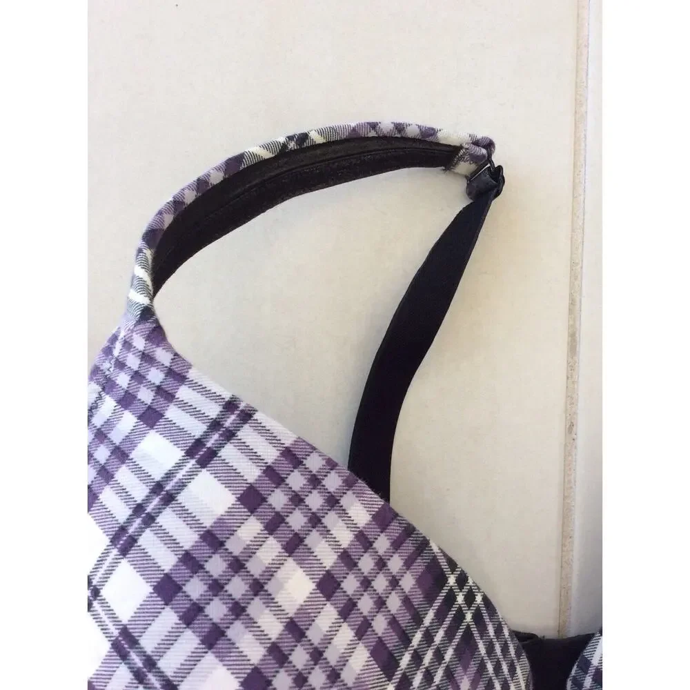 Cacique Lingerie Bra Plaid Lace Padded Underwire
